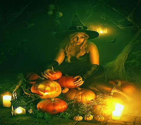 fall witch background|autumn witch wallpaper.